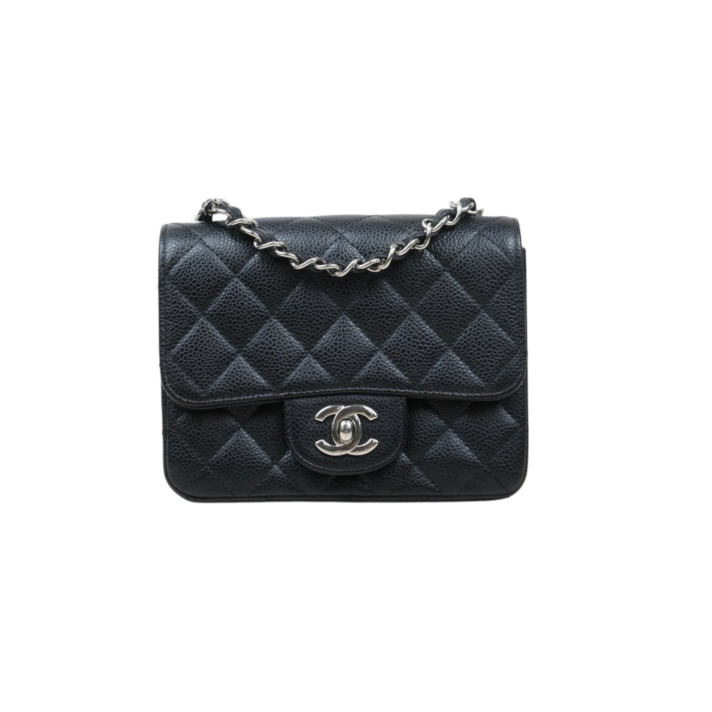 Very Good ( Rank A)｜ CHANEL  Matrasse Caviar Skin 17 Black Shoulder Bag Made In 2006～2008Year ｜S24121401