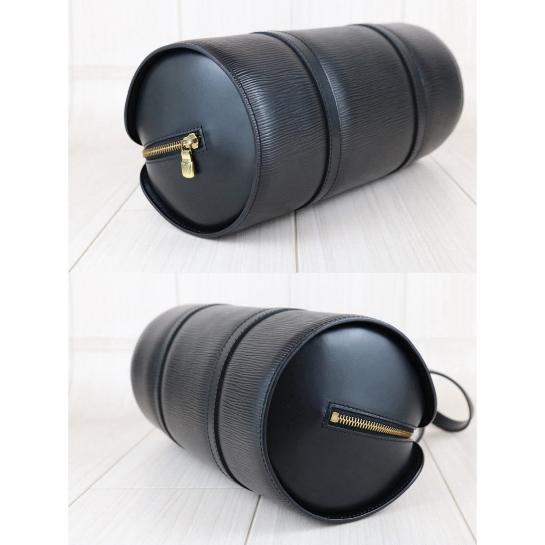 Include Entrupy Certificate of Authenticity｜Very Good ( Rank A)｜ Louis Vuitton Epi Soufflot Handbag Black｜S26042504