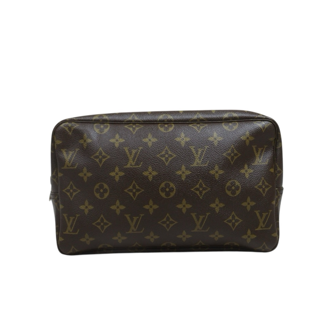 Include Entrupy Certificate of Authenticity｜Good ( Rank AB)｜ Louis Vuitton Truth Toilet 28 Monogram Makeup Pouch｜26073005