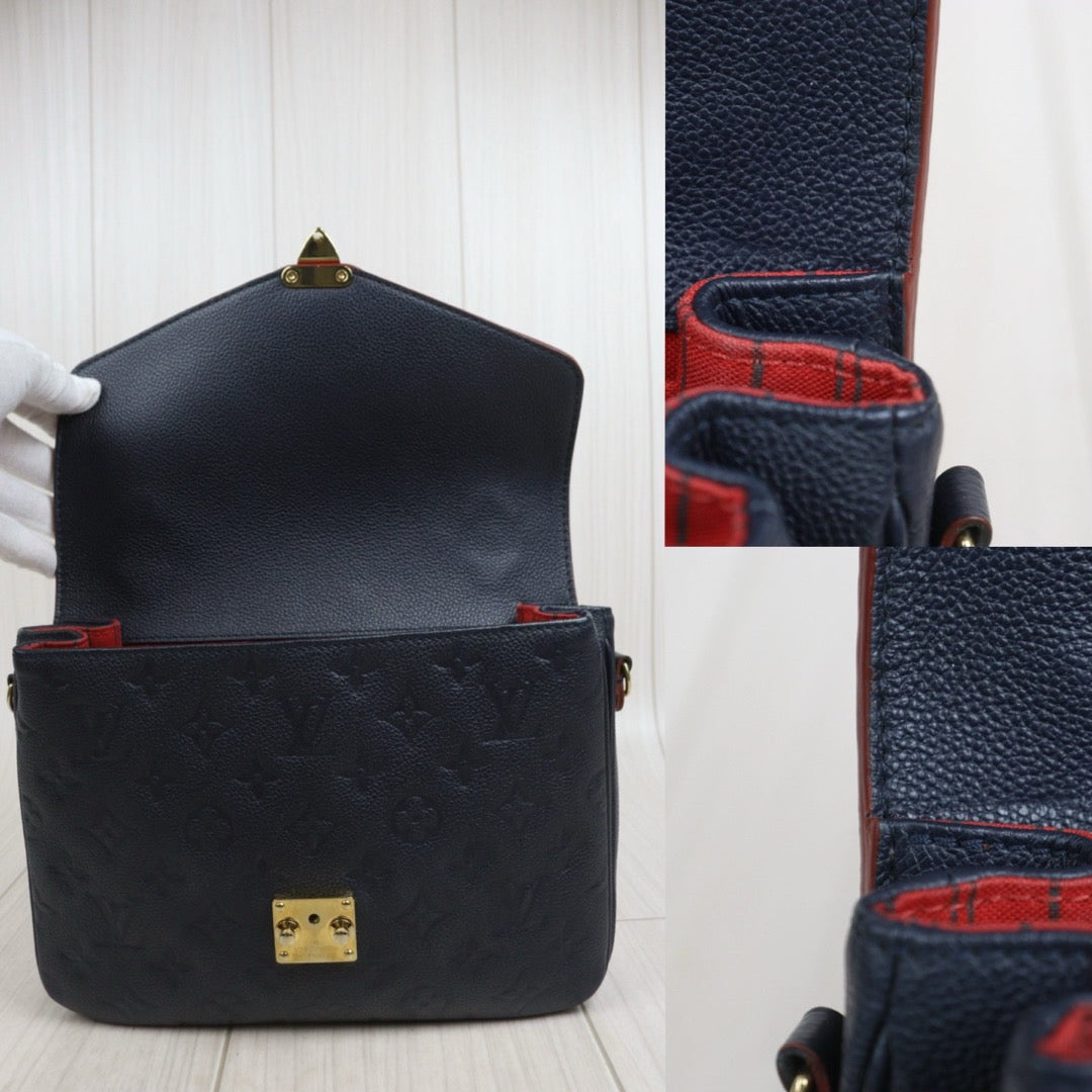 Very Good ( Rank A)｜LV Monogram Pichette Metis ShoulderBag Blue｜P25101301