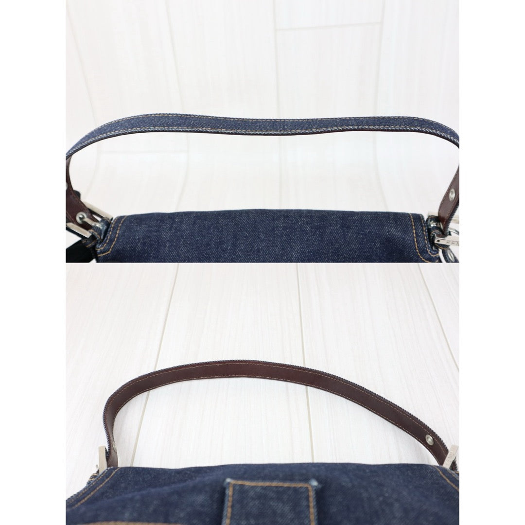 Good ( Rank AB)｜  FENDI Denim Baguette Shoulder Bag  ｜J25060505