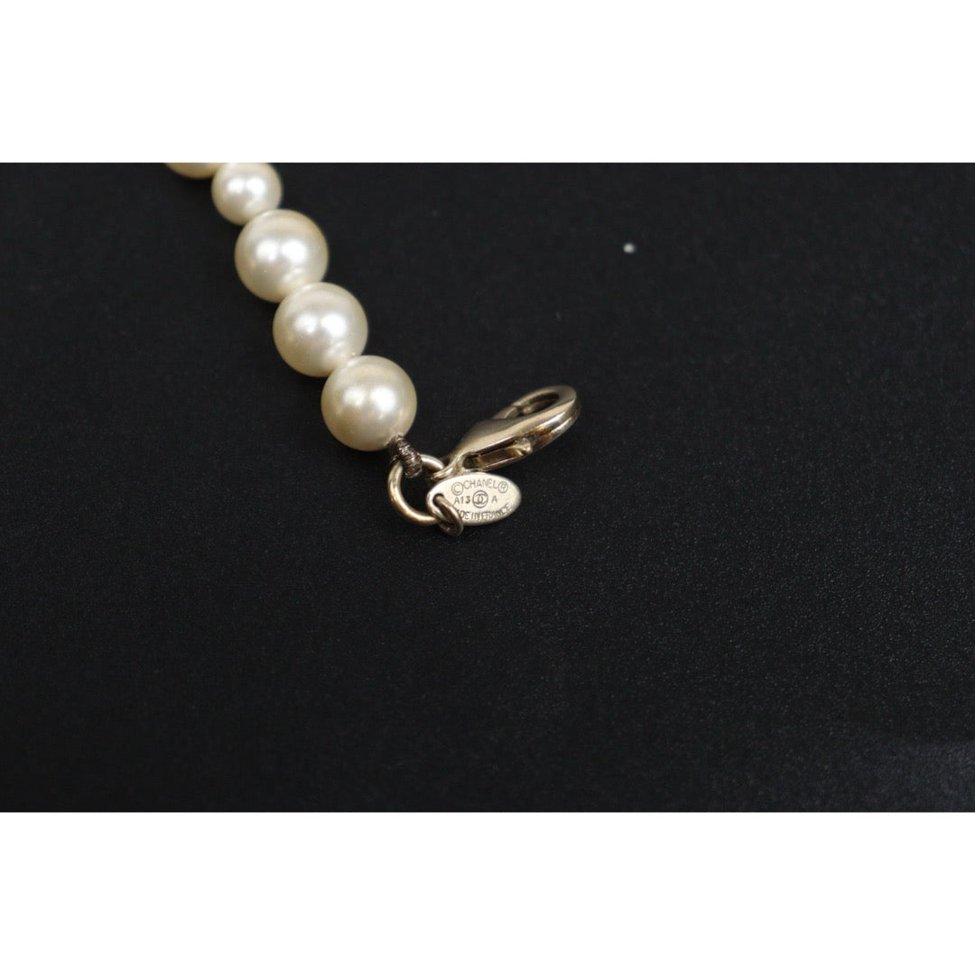 Good ( Rank AB)｜ CHANEL Coco Mark Pearl Rhinestone  Bracelet｜V25091610