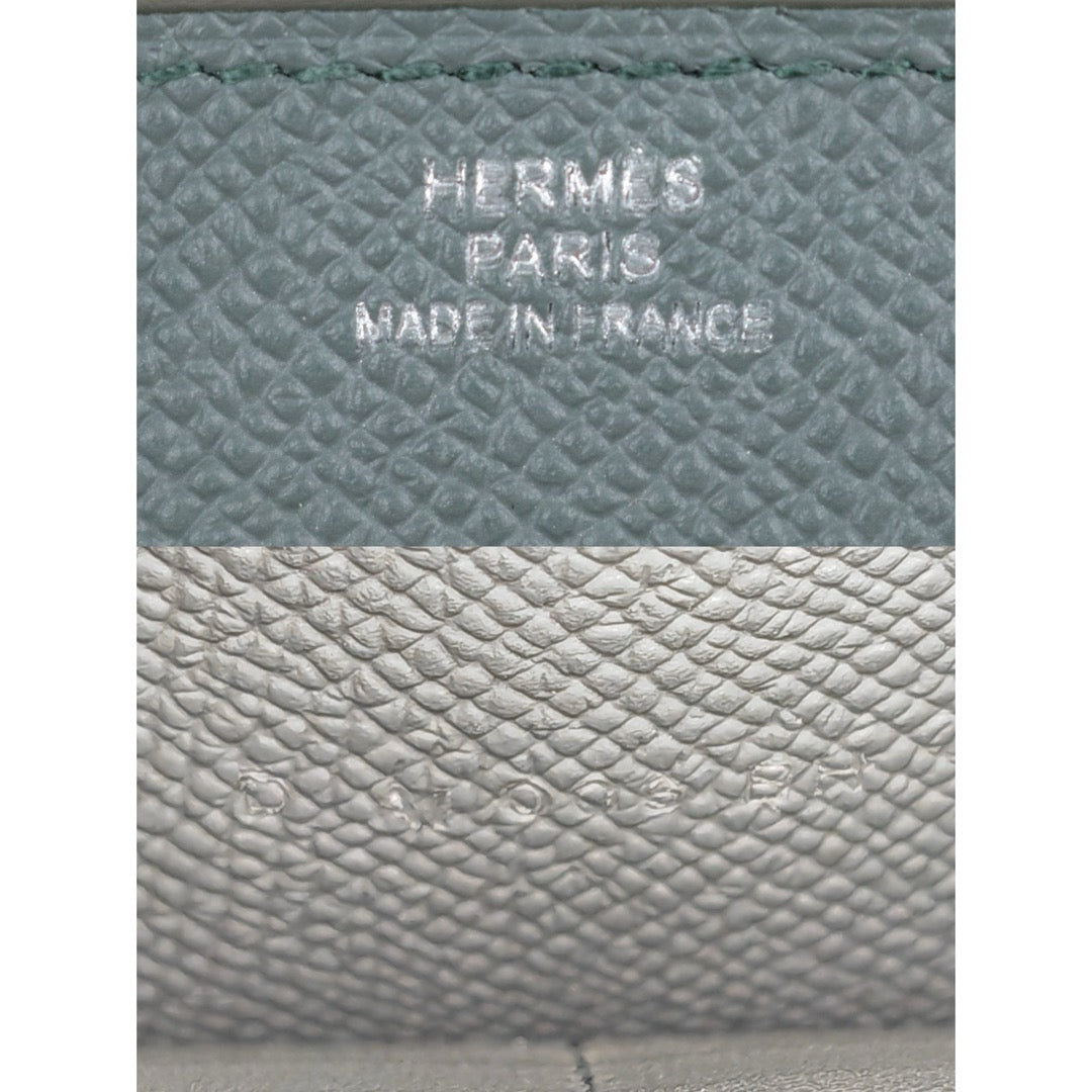 Include Entrupy Certificate of Authenticity｜Excellent（Rank SA)｜ HERMES Epson Kelly Long Wallet Vert Amande D Stamp Made In 2019Year｜X26041606