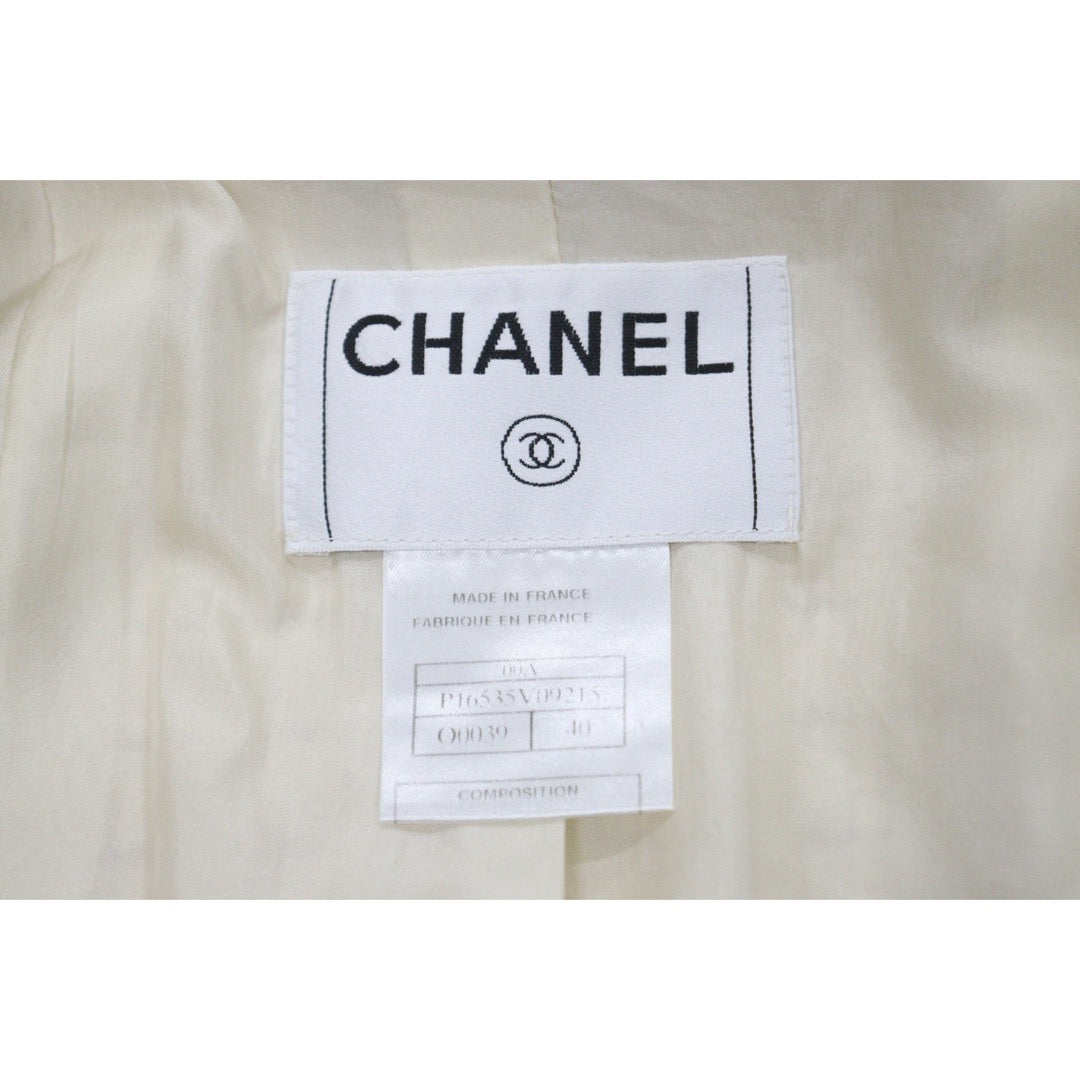 Very Good ( Rank A) ｜ CHANEL 00A Wool Houndstooth Coat 40 size  ｜W25102107