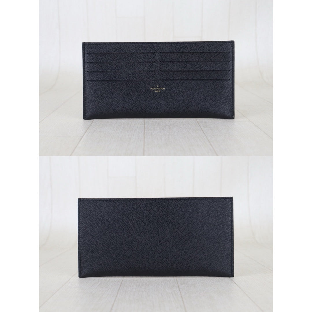 Include Entrupy Certificate of Authenticity｜Very Good ( Rank A)｜Louis Vuitton Monogram Empreinte Pochette Felicie Shoulder Bag Black｜S26042201