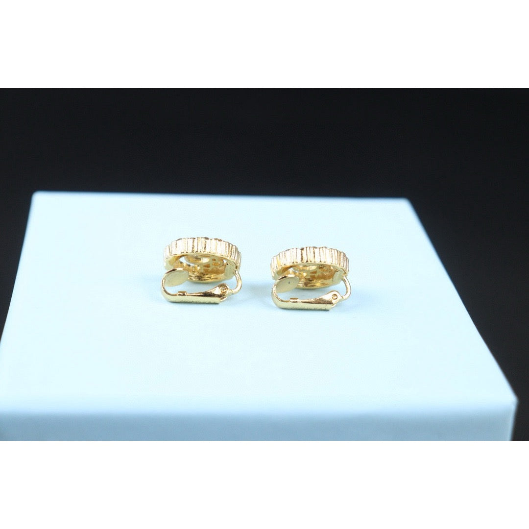 Very Good ( Rank A)｜ Dior CD Earring Gold Plated｜24082905