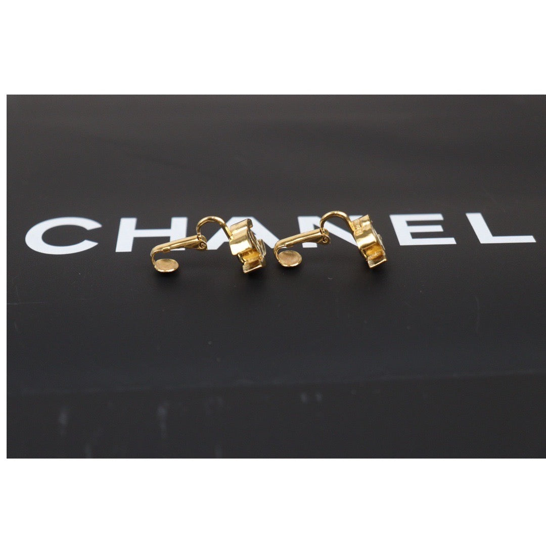 Rank A ｜CHANEL COCO Earrings 18k Gold Plated ｜24022102