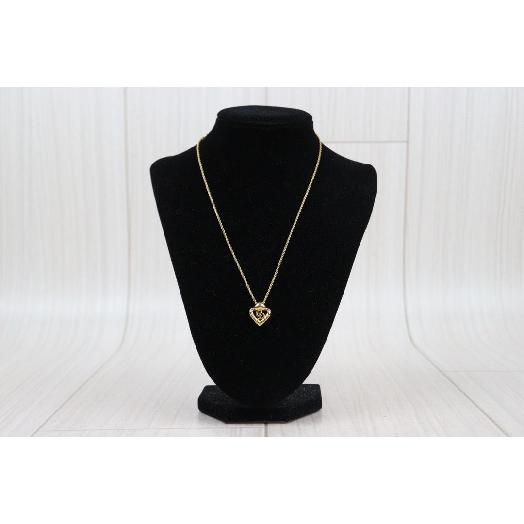 Rank A ｜ Dior CD Necklace Gold Plated ｜V24030765