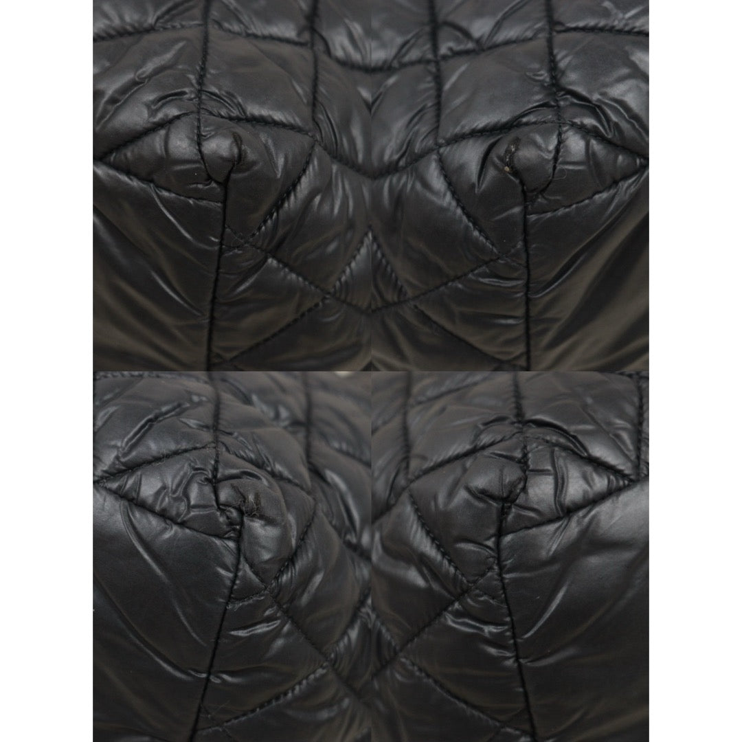 Good ( Rank AB)｜ CHANEL COCO On Down Tote Bag PM Black Made in 2010-2011Year ｜25082707