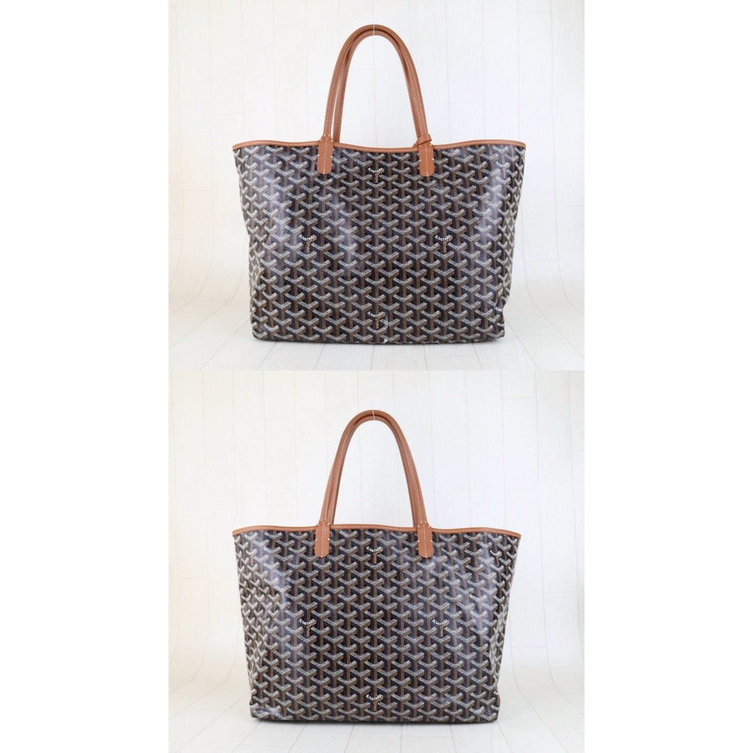Very Good ( Rank A)｜ Goyard Saint-Louis PM Tote Bag Brown｜H25011102