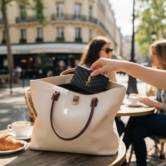 Include Entrupy Certificate of Authenticity｜Excellent（Rank SA）｜  Saint Laurent YSL Caviar Skin Calf Leather  Card Holder Black｜S26030819