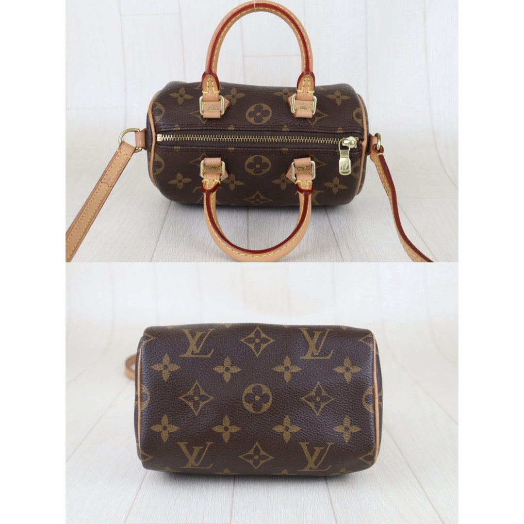 Good ( Rank AB)｜LV Monogram Nano Speedy  Shoulder Bag｜S25092803