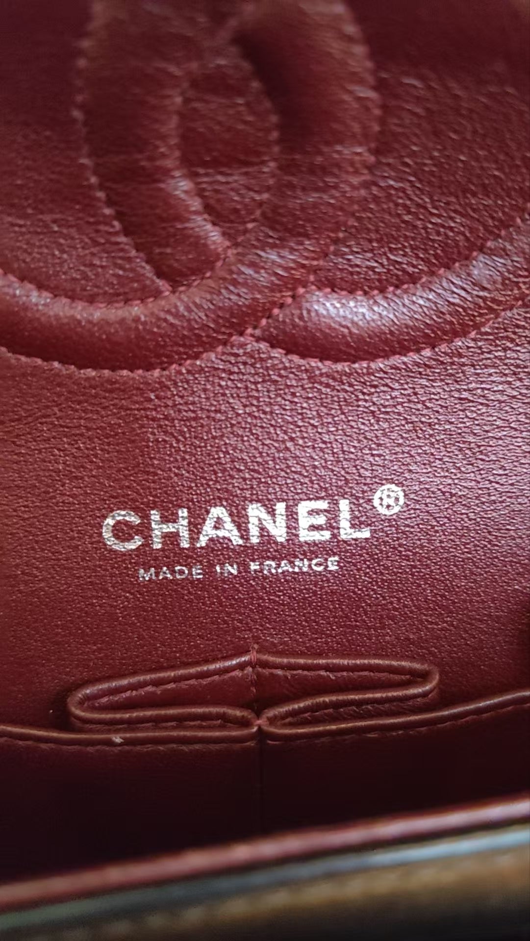 CHANEL Lamb Skin Matrasse Double Flap 25 Shoulder Bag