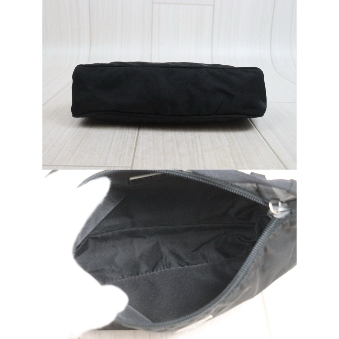 Include Entrupy Certificate of Authenticity｜Very Good ( Rank A)｜ PRADA Nylon Black Shoulder Bag ｜26082603