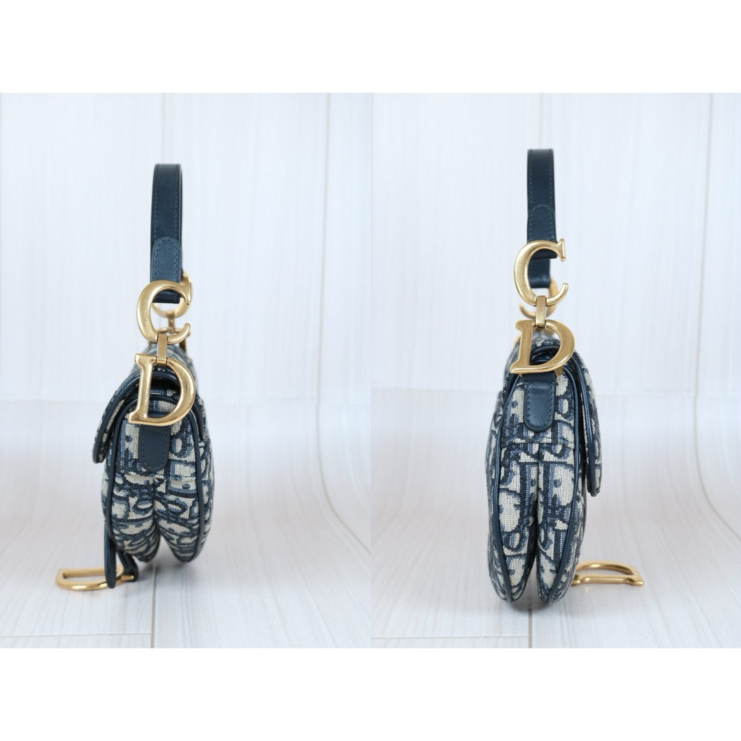 Very Good ( Rank A)｜Dior Trotter Saddle Shoulder Bag Small ｜S24100203