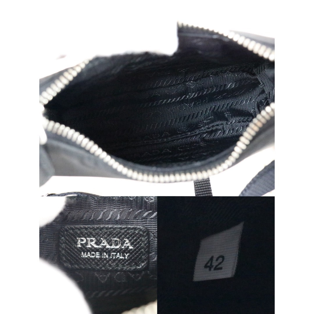 Include Entrupy Certificate of Authenticity｜Very Good ( Rank A)｜ PRADA Re-Edition 2005 Re-Nylon Mini Hobo ｜S26072904