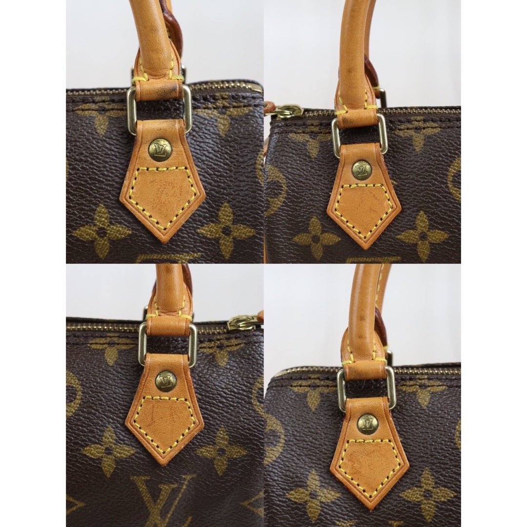 Rank AB ｜ LV Monogram Mini Speedy Handbag ShoulderBag With Shoulderstrap｜23101407