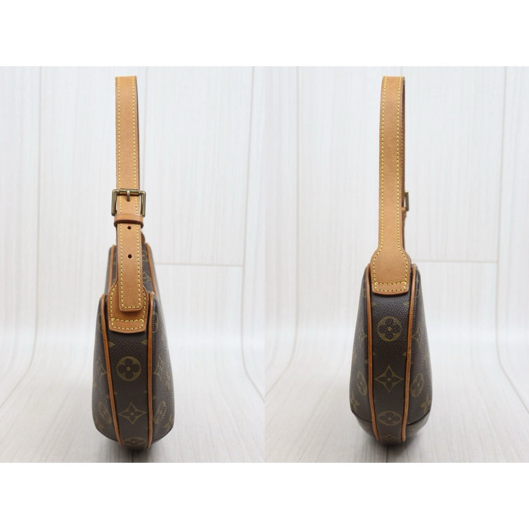 Include Entrupy Certificate of Authenticity｜Good ( Rank AB)｜Louis Vuitton Monogram Pochette Croissant PM Shoulder Bag｜S26060607