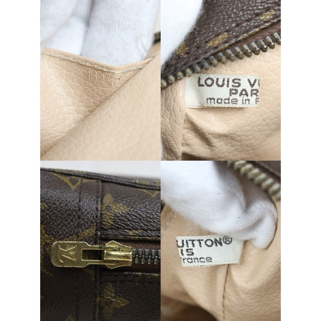 Include Entrupy Certificate of Authenticity｜Good ( Rank AB)｜ Louis Vuitton Truth Toilet 28 Monogram Makeup Pouch｜26072101
