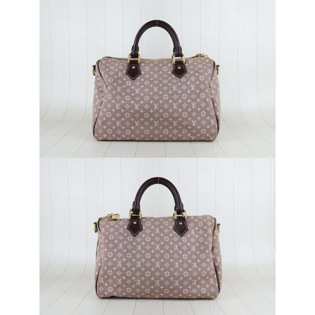 Fair ( Rank B) ｜ LV Monogram Denim Speedy 30 Hand Bag With Shoulder Strap｜S24121009