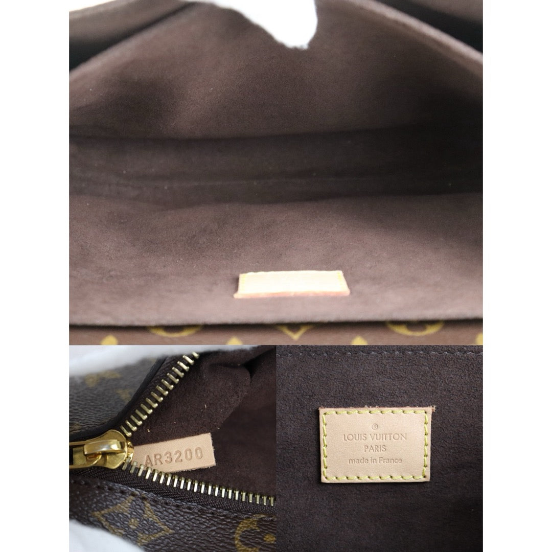 Include Entrupy Certificate of Authenticity｜Very Good ( Rank A)｜LV Monogram Pichette Metis ShoulderBag  ｜S26072538
