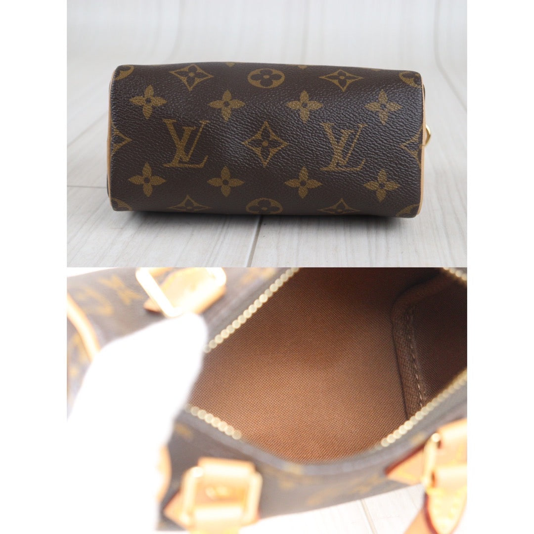 Rank A｜ LV Monogram Nano Speedy Handbag Shoulderbag ｜23083109