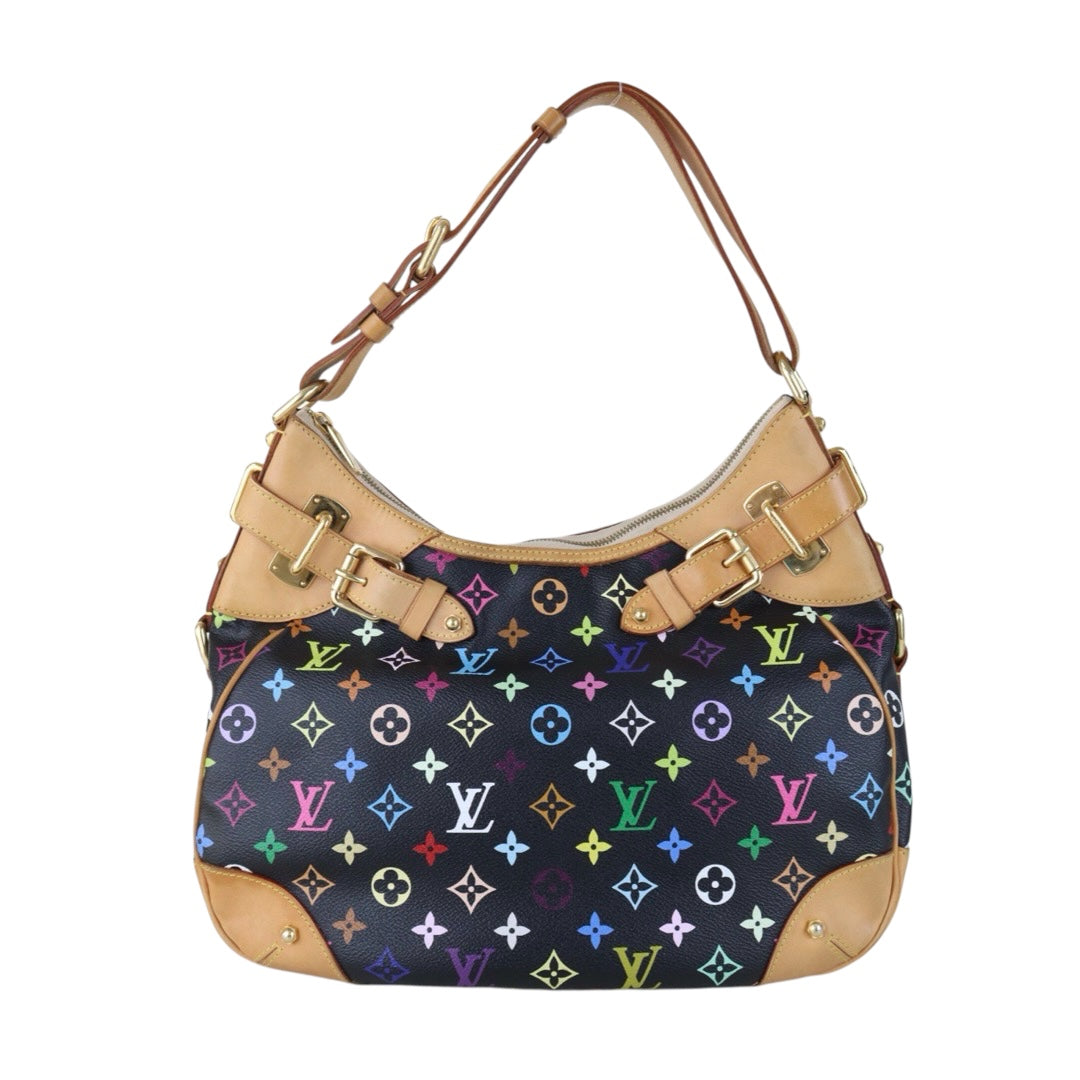 Include Entrupy Certificate of Authenticity｜Good ( Rank AB)｜Louis Vuitton Monogram Takashi Murakam Multicolor Greta ShoulderBag｜Z26091612