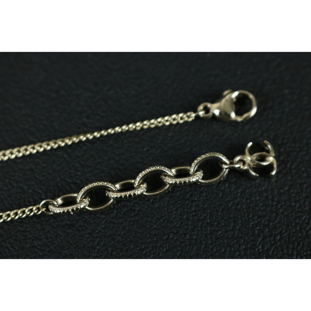 Very Good ( Rank A)｜ CHANEL Coco Mark D21S Heart Acrylic Rhinestone  Necklace｜S25111102