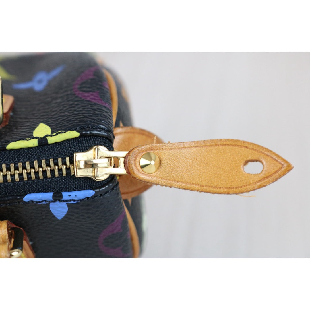 Include Entrupy Certificate of Authenticity｜Good ( Rank AB)｜  Louis Vuitton Monogram  Multicolor Nano Speedy Hand Bag ｜W26032601