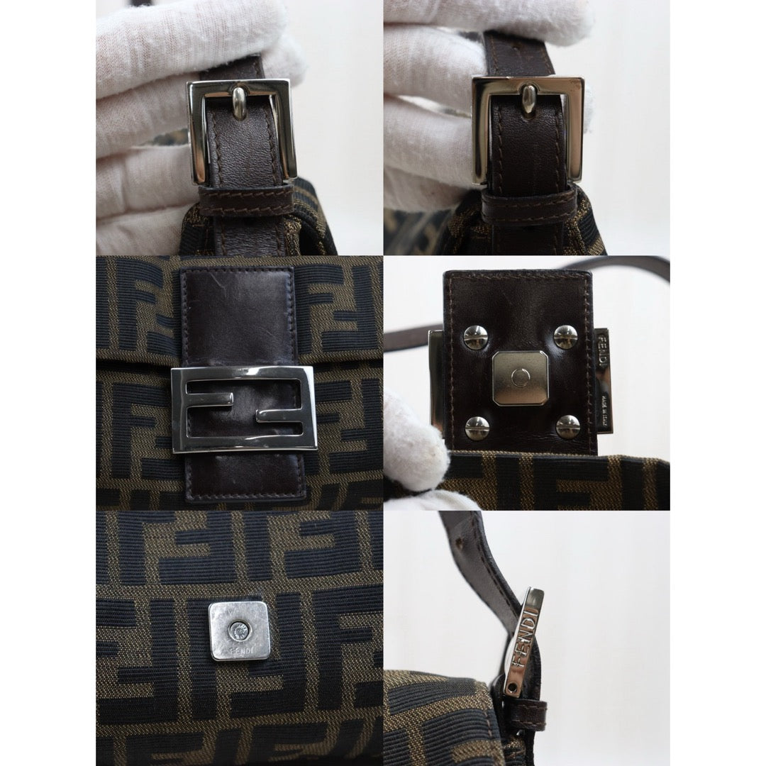 Good ( Rank AB)｜ FENDI Zucca Mamma Baguette Shoulder Bag｜V25052501
