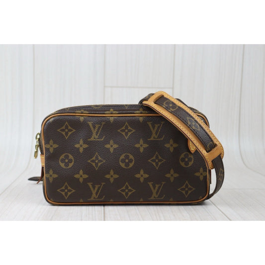 Very Good ( Rank A)｜LV Monogram Pochette Marley Bandolier Shoulder Bag｜24072309