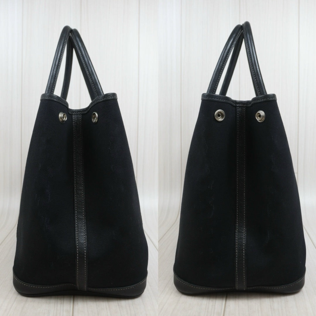 Include Entrupy Certificate of Authenticity｜Good ( Rank AB)｜ HERMES Garden Party PM Handbag □I Stamp Made In 2005 Year｜26082804