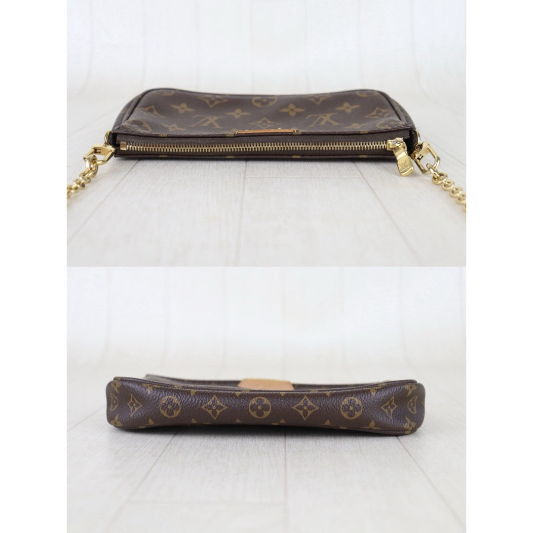 Include Entrupy Certificate of Authenticity｜Good ( Rank AB) ｜ Louis Vuitton Monogram Multi Pochette Accessoire Khaki｜Z26092906
