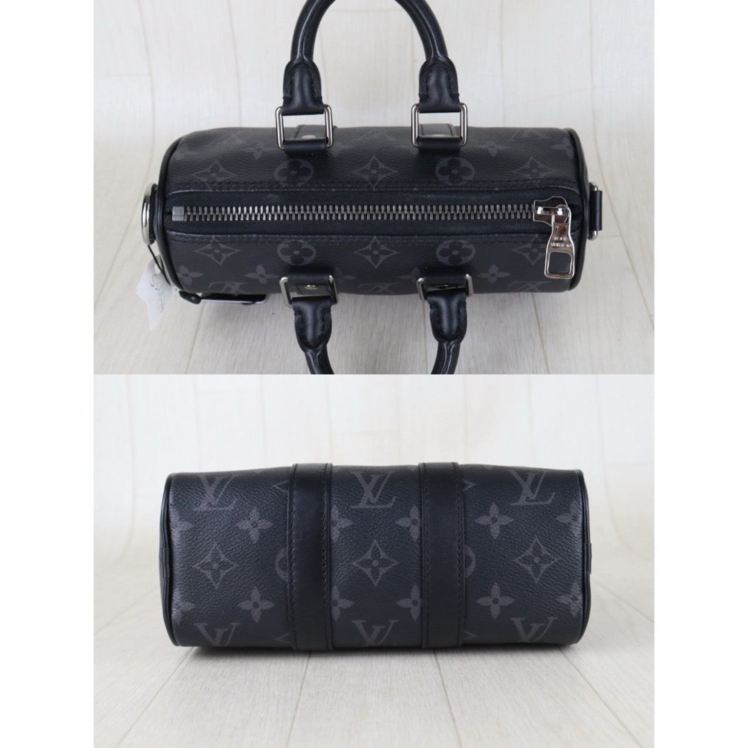 Include Entrupy Certificate of Authenticity｜Good ( Rank AB)｜ Louis Vuitton Monogram Keepall Bandouliere 25 Hand Bag With Shoulder Strap  IC Chips Model｜S26090706