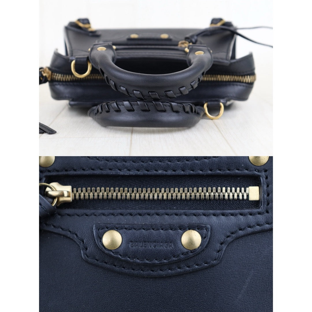 Very Good ( Rank A)｜Balenciaga Neo Classic Mini Shoulder Bag Black｜H25011316