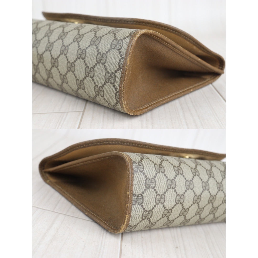 Rank AB ｜ GUCCI Vintage GG Campus Clutch Bag ｜23060607