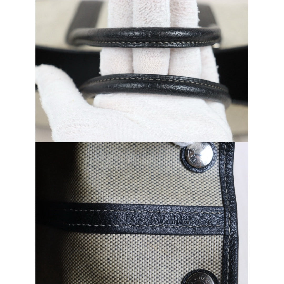 Good ( Rank AB)｜ HERMES Garden Party TPM Handbag □H Stamp Made In 2004 Year｜25092601