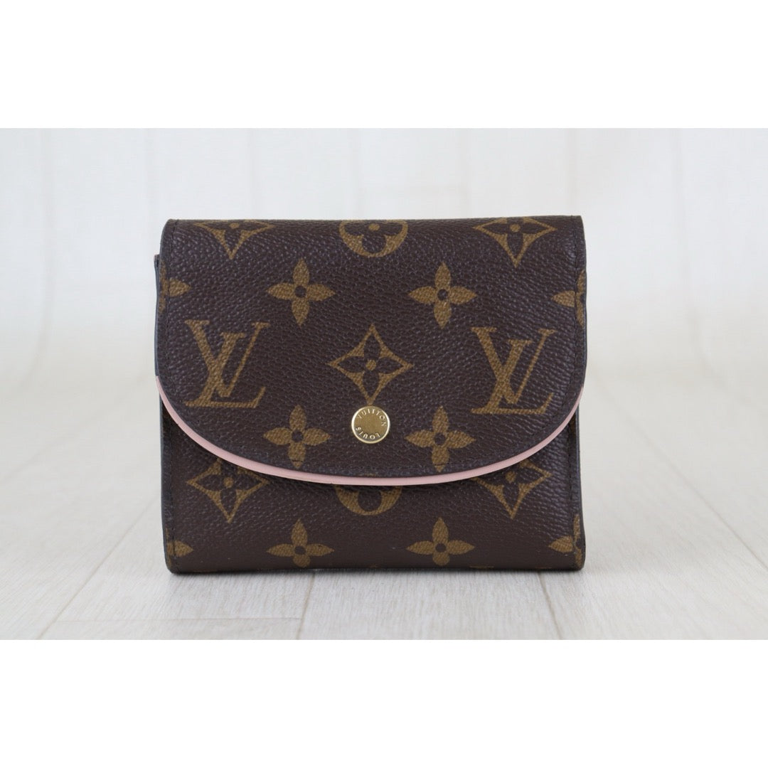 Include Entrupy Certificate of Authenticity｜Good ( Rank AB)｜ Louis Vuitton Monogram Ariane Wallet Rose Ballerine｜S26090409