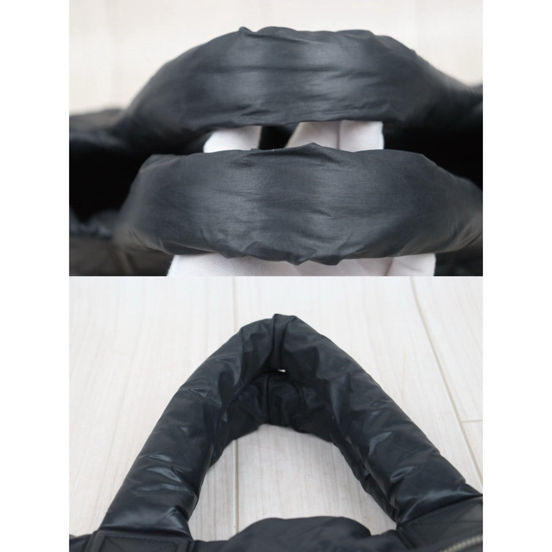 Good ( Rank AB)｜ CHANEL COCOON Down Tote Hand Bag  Black Made in 2011Year ｜25112806