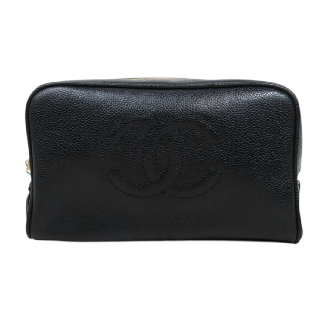 Good ( Rank AB)｜ CHANEL Caviar Skin Vanity Handbag  Made In 1996～1997Year ｜25051322