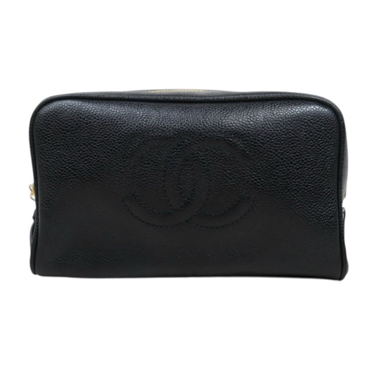 Good ( Rank AB)｜ CHANEL Caviar Skin Vanity Handbag  Made In 1996～1997Year ｜25051322