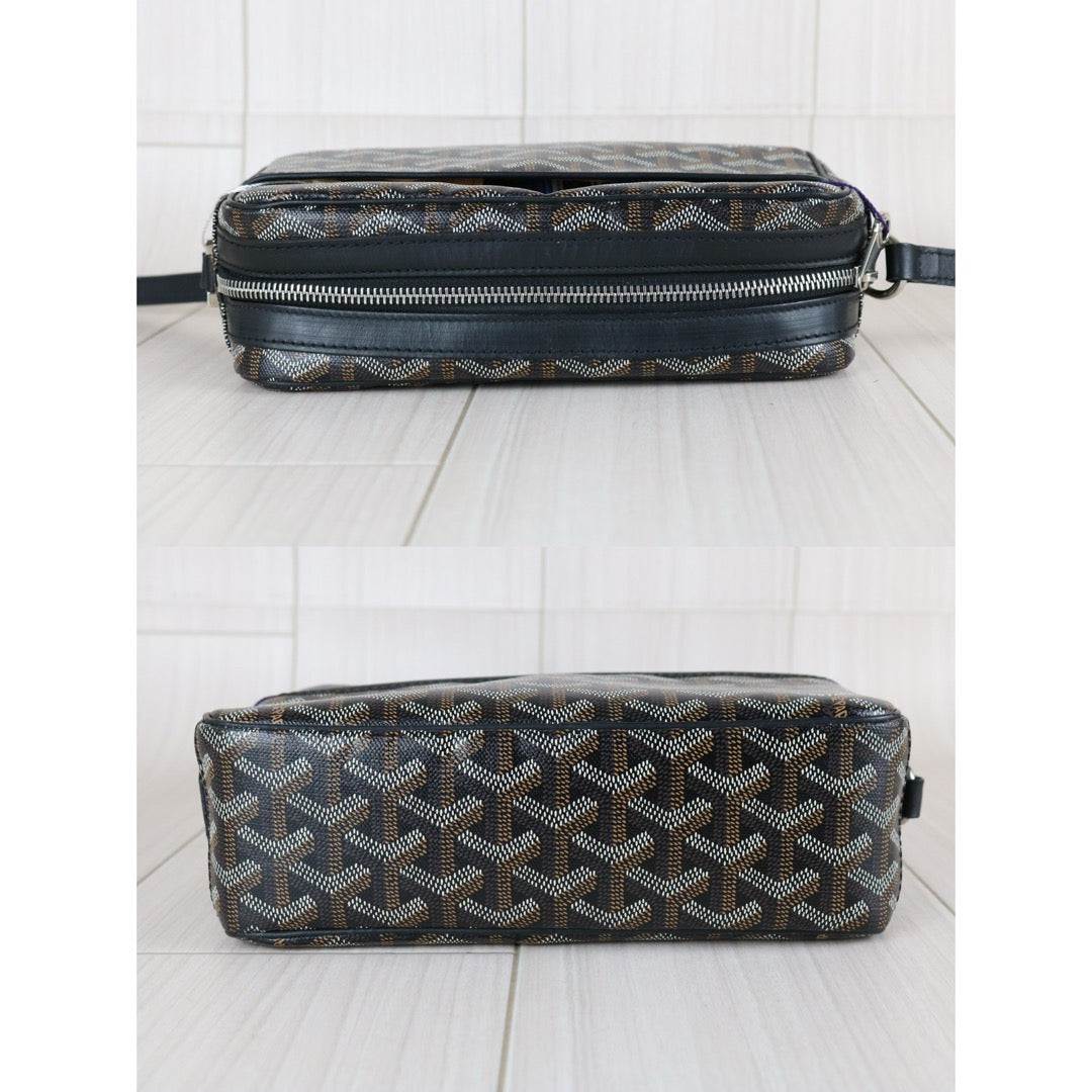 Very Good ( Rank A) ｜ Goyard Cap Vert Shoulder Bag Black｜S25070710