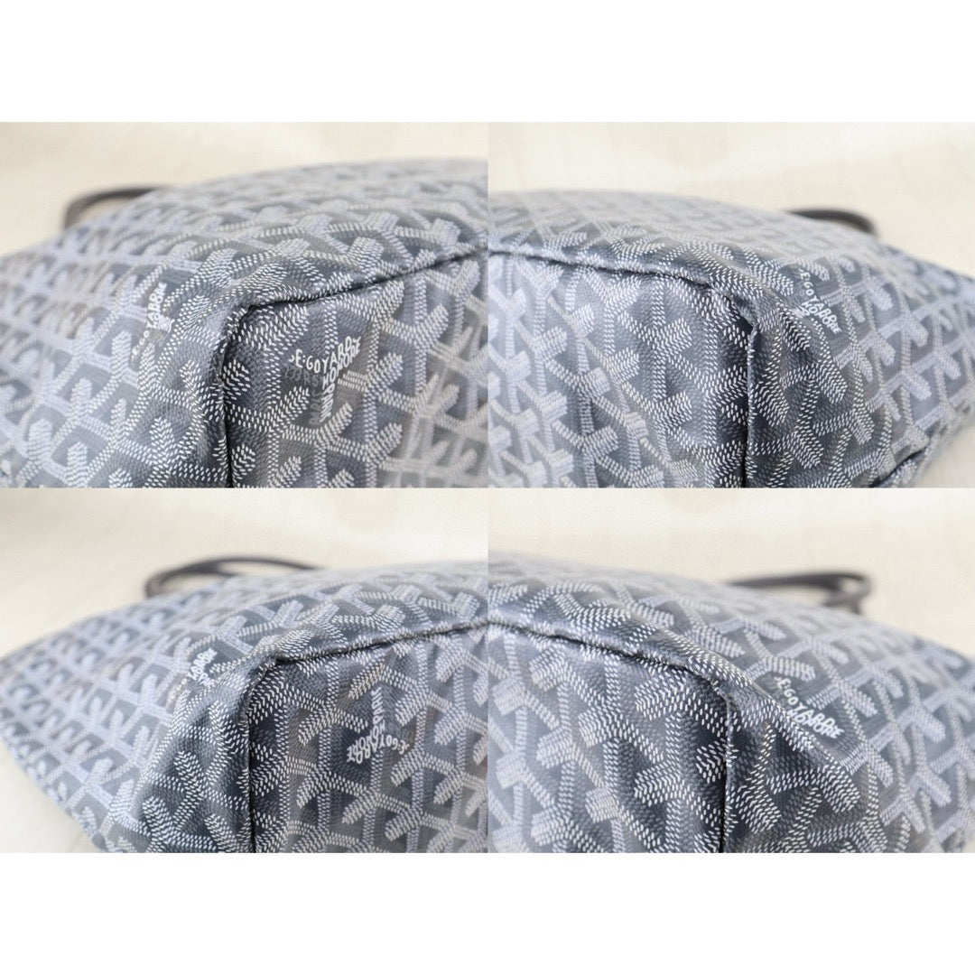 Very Good ( Rank A)｜ Goyard Saint-Louis PM Tote Bag Grey｜H25011324