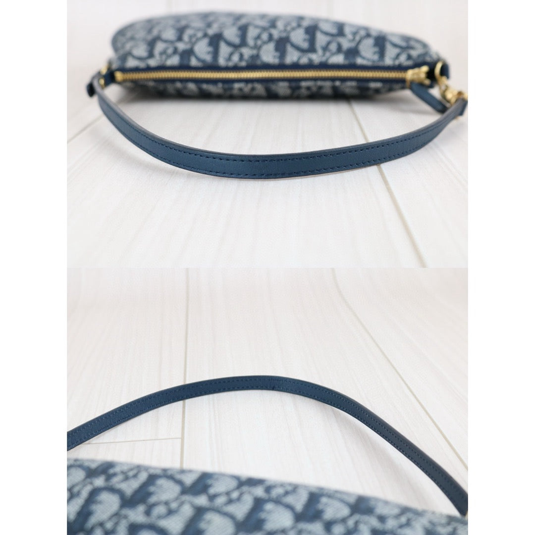 Good ( Rank AB) ｜ Dior Trotter Saddle Clutch Hand Pouch ｜S24101102