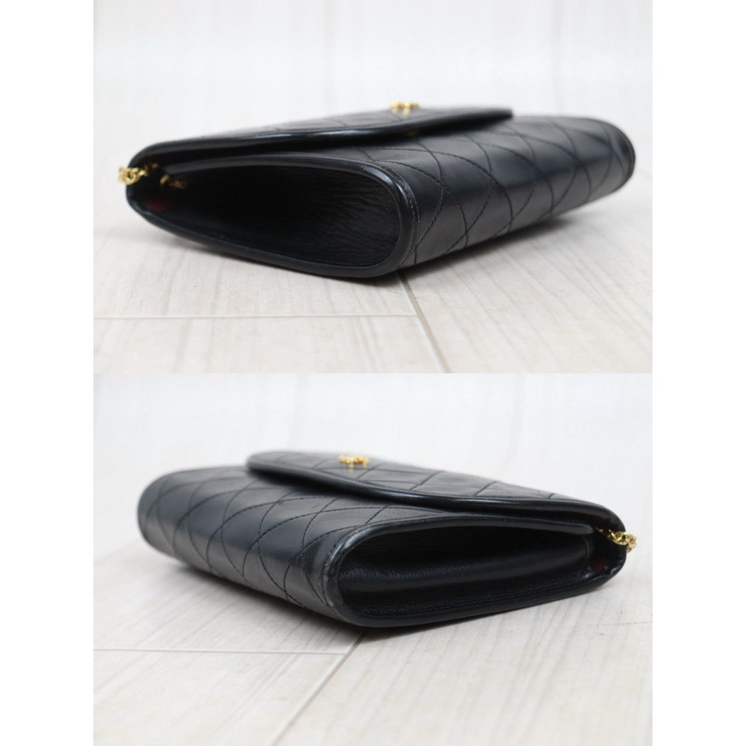 Very Good ( Rank A)｜ CHANEL Mini Coco Mark  Lambskin Matrasse Chain Shoulder Bag ｜25120617