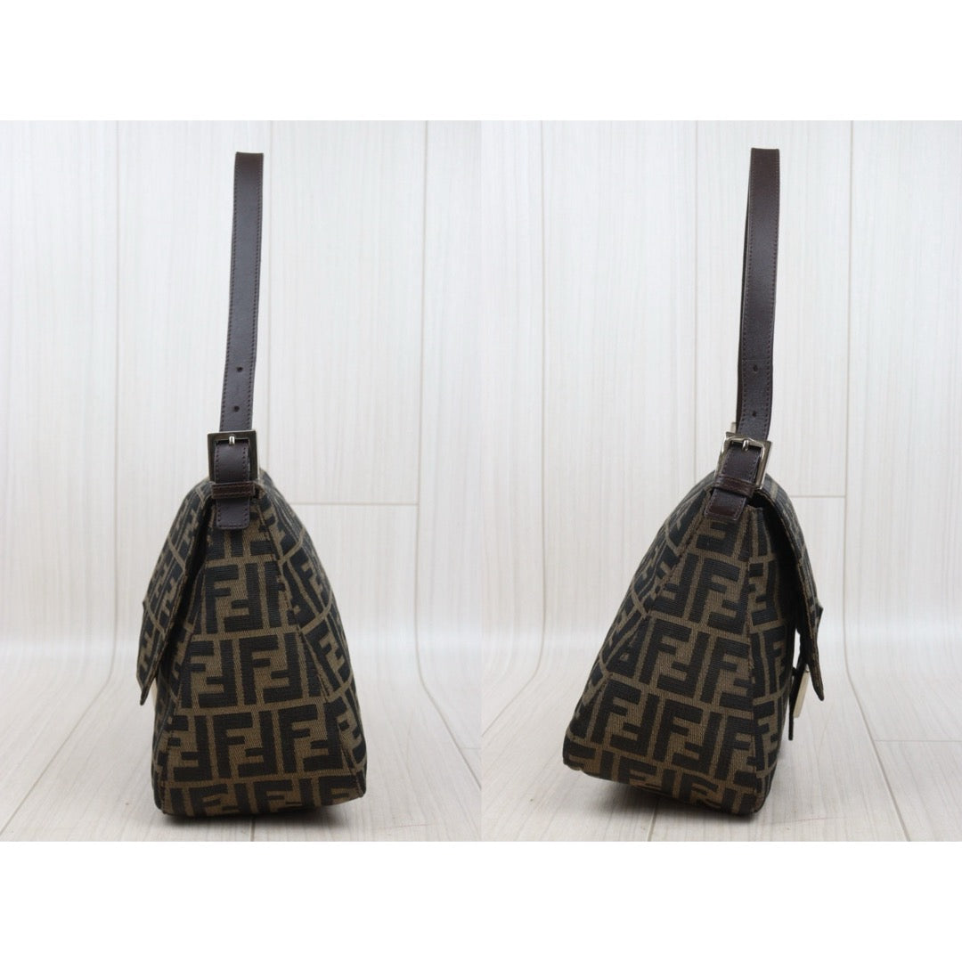 Good ( Rank AB)｜ FENDI Zucca Mamma Baguette Shoulder Bag｜25082206