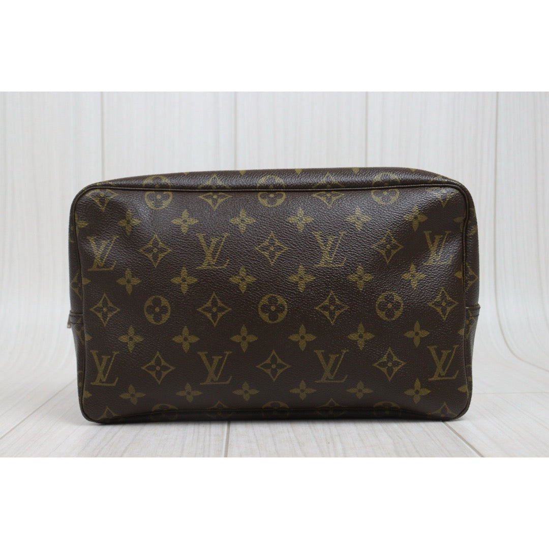 Include Entrupy Certificate of Authenticity｜Good ( Rank AB)｜ Louis Vuitton Truth Toilet 28 Monogram Makeup Pouch｜26073005