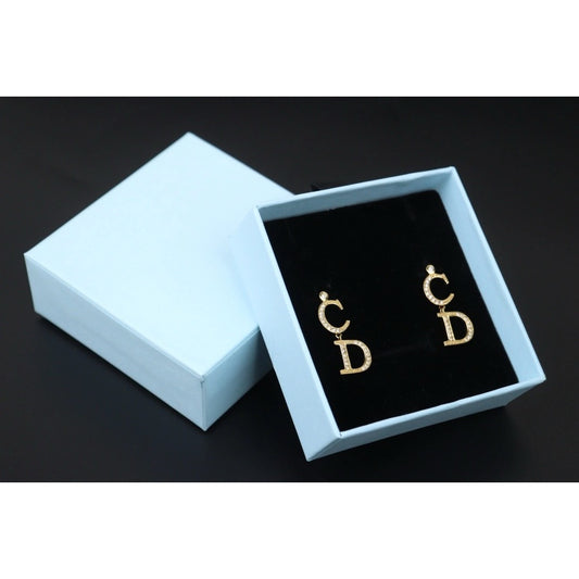 Very Good ( Rank A)｜ Dior CD Earring Gold Plated｜24101001