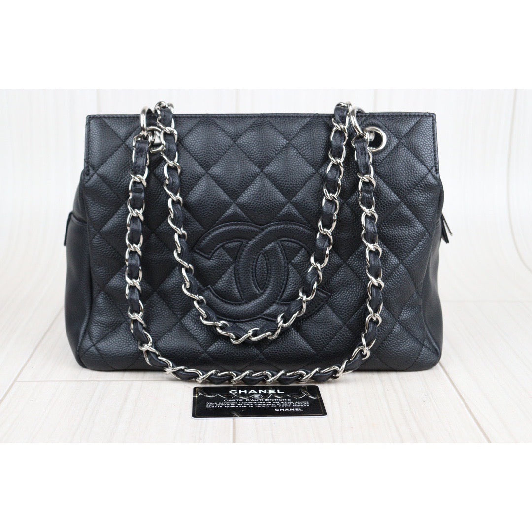 Rank A ｜ CHANEL Matrasse Caviar Skin PST Hand Bag  Black Made in 2008-2009 Year｜23102807