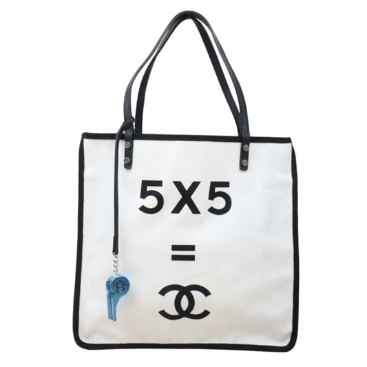 Rank AB ｜ CHANEL Canvas Trotter  Shoulder Bag ｜V24050915